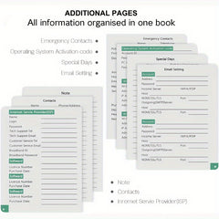 A6 Password Book With Alphabetical Tabs - Perfect Internet Password Keeper