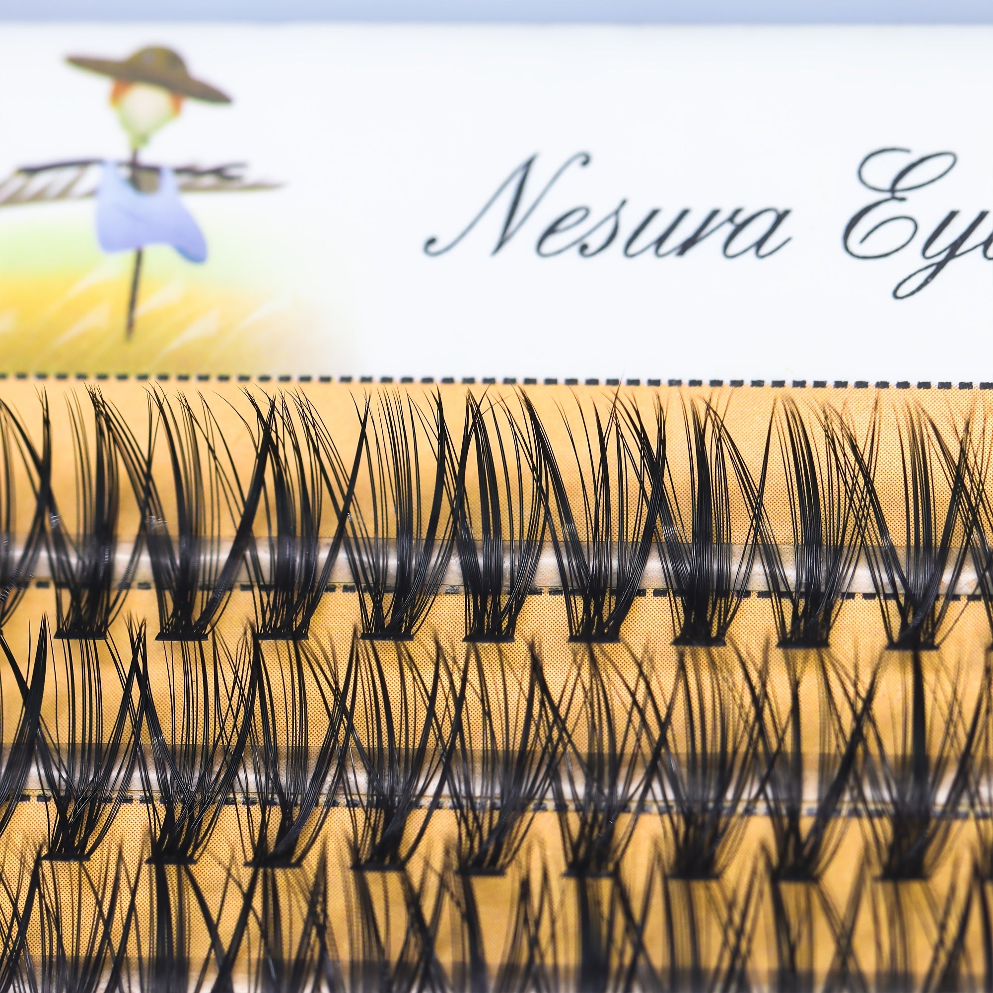 Natural Curling Individual Cluster Eyelash Extensions for Personal Use