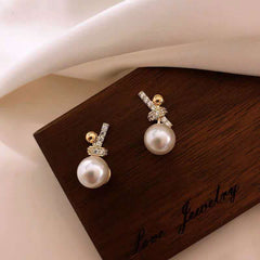 Faux Pearl Earrings for Women - Elegant Jewelry Gift