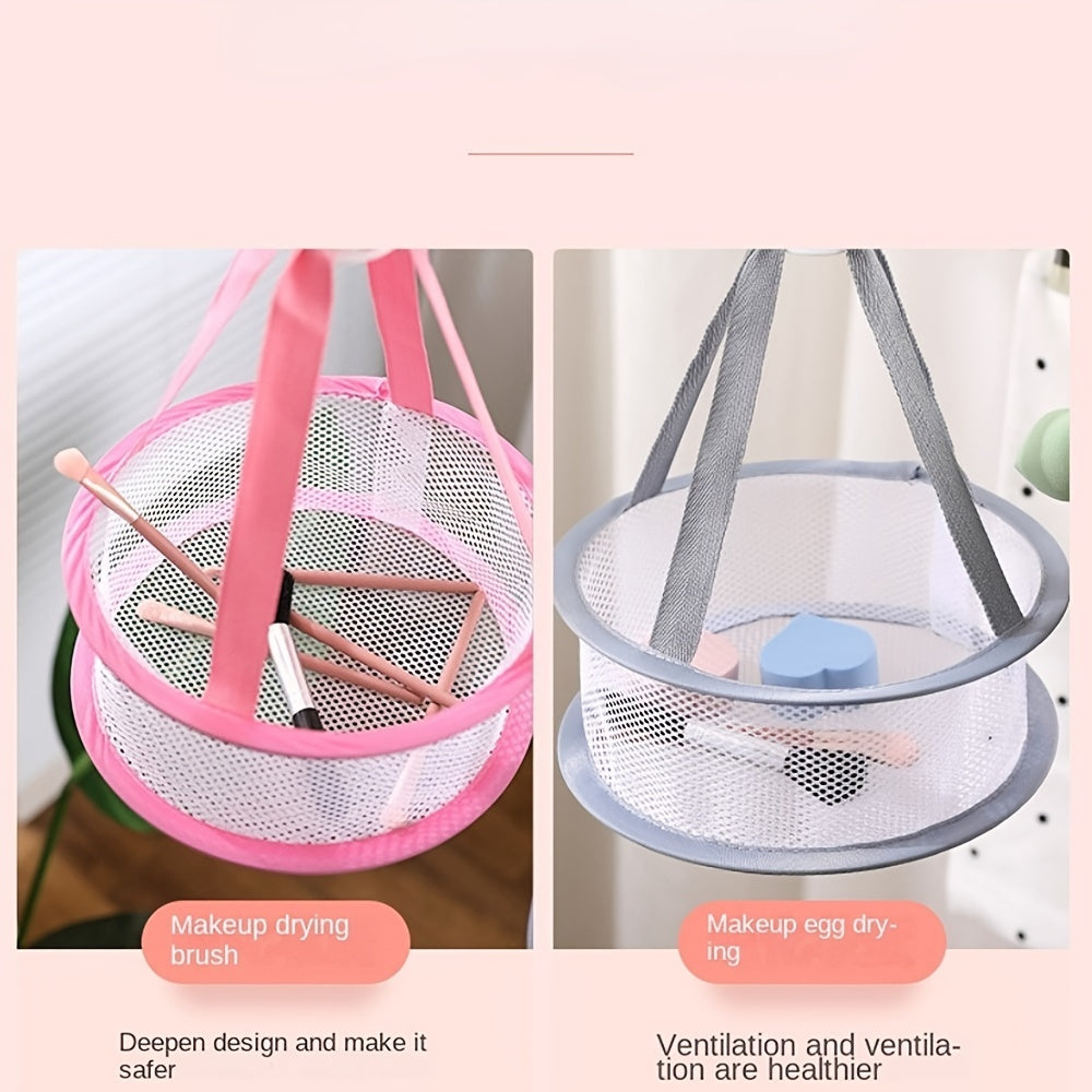 Makeup Sponge Drying Rack Foldable Reusable Drying Net Bag