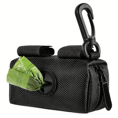 Portable Pet Poop Bag Holder Dispenser With Leash Attachment