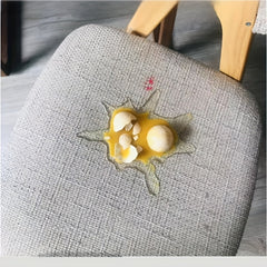 April Fool's Broken Eggs Phone Holder, Blown Milk Tea Spoof Toy
