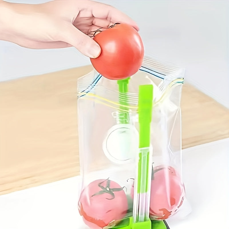 Adjustable Baggy Rack Stand Holder for Ziplock Bags & Freezer Storage Bags