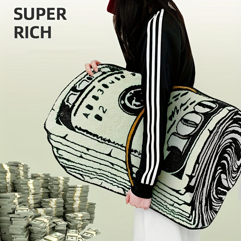 American Creative Plush Carpet Dollar Home Floor Mat Bathroom