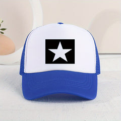 Sunshade Breathable Mesh Five-pointed Star Baseball Cap for Kids
