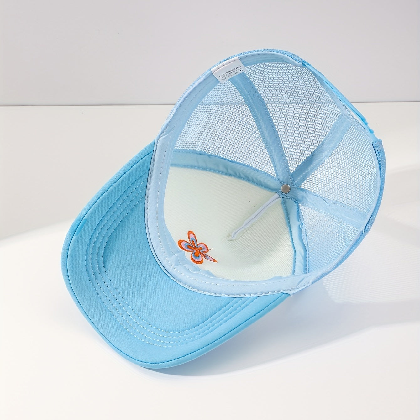 Men's Flower Embroidery Baseball Cap