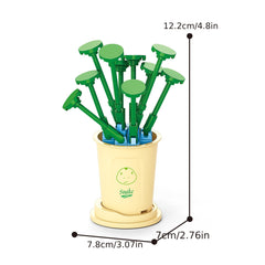 Creative Flower Building Block Toy - Home Decoration & Educational Gift