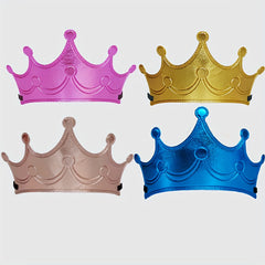 4pcs Princess Rhinestone Hair Accessories Hair Band Crown Cake Decoration