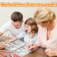 Kids First Words Tracing & Phonics Workbook Vocabulary Builder