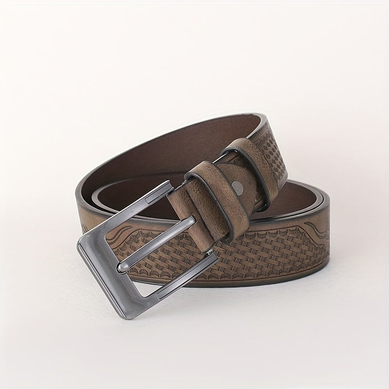 Men's PU Leather Belt with Punch