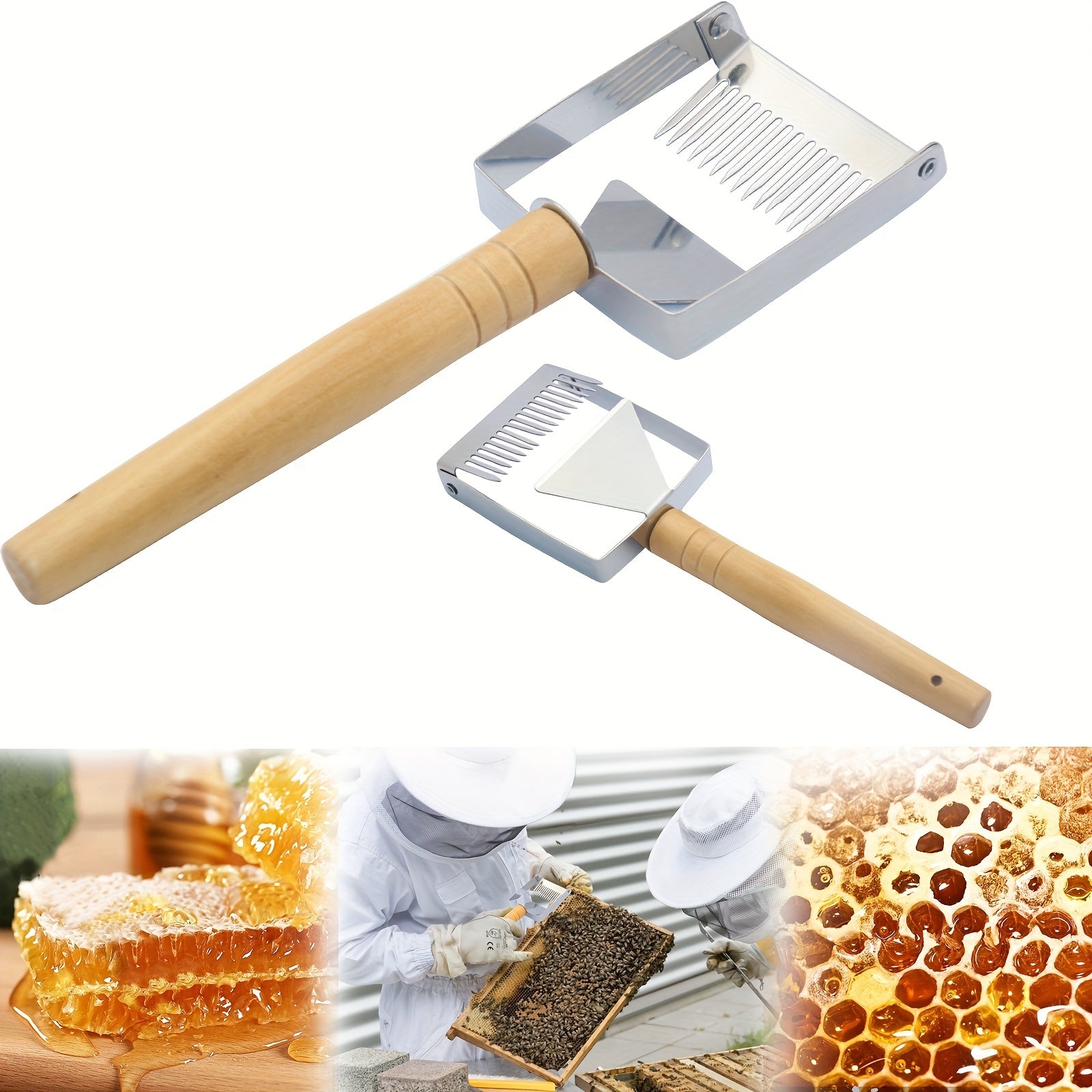 Stainless Steel Uncapping Fork for Beekeeping Honey Extraction