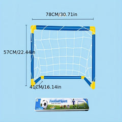 Kids' Outdoor Sports Toys Large Football Goal Set Portable Assembly