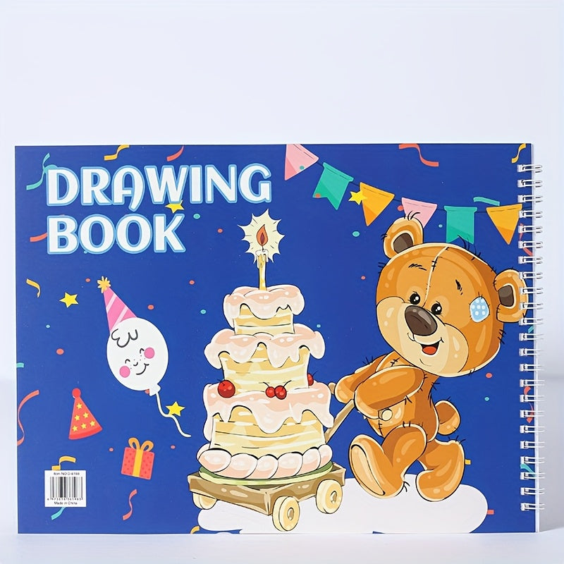 Art A4 Thick Ruled Sketchbook Top Spiral Binding