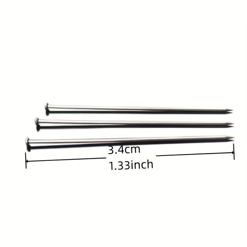 400pcs Stainless Steel Dressmaker Pins Jewelry Making
