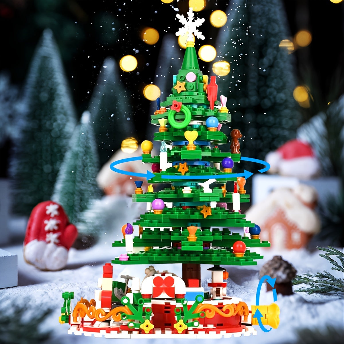 ST 21 Christmas Tree Building Blocks Set