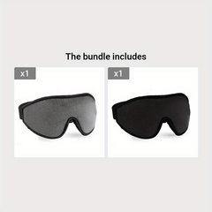 3D Contoured Sleep Mask Adjustable Strap Soft Breathable Eye Pillow