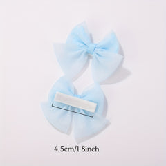 8pcs Baby Girls Bow Hair Clip Party Hair Accessories Sets