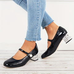 Women's Pearl Mary Jane Slip-on Shoes