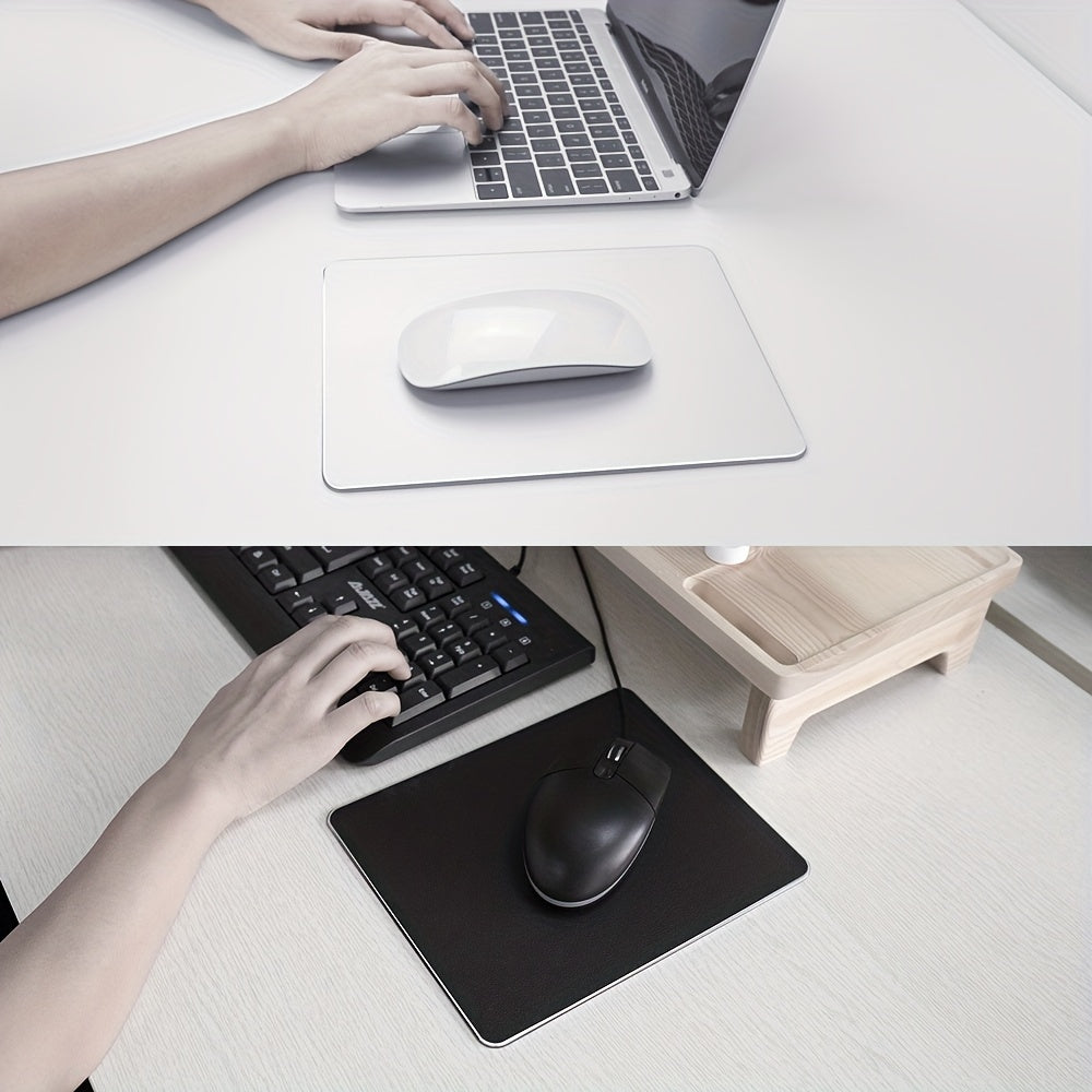 Pure Aluminum Metal Mouse Pad Waterproof Non-slip Office Pad