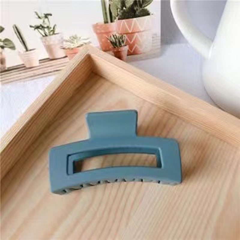 Acrylic Frosted Square Hair Claw Ponytail Holder