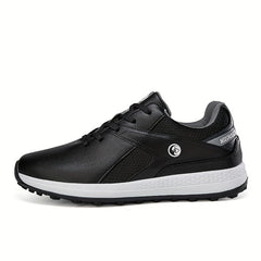 Men's Non Slip Golf Shoes with Spikes, Shock Absorption Sports Sneakers