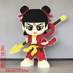 Giant Heavenly Palace Nezha Building Blocks Decoration
