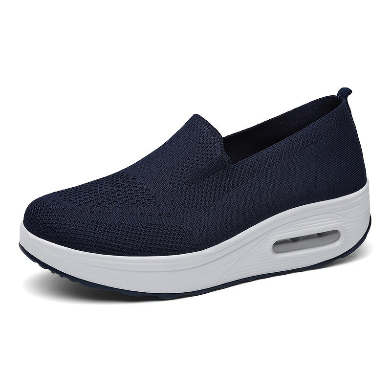 Wedge Shoes For Women Air Cushion Slip On Sneakers
