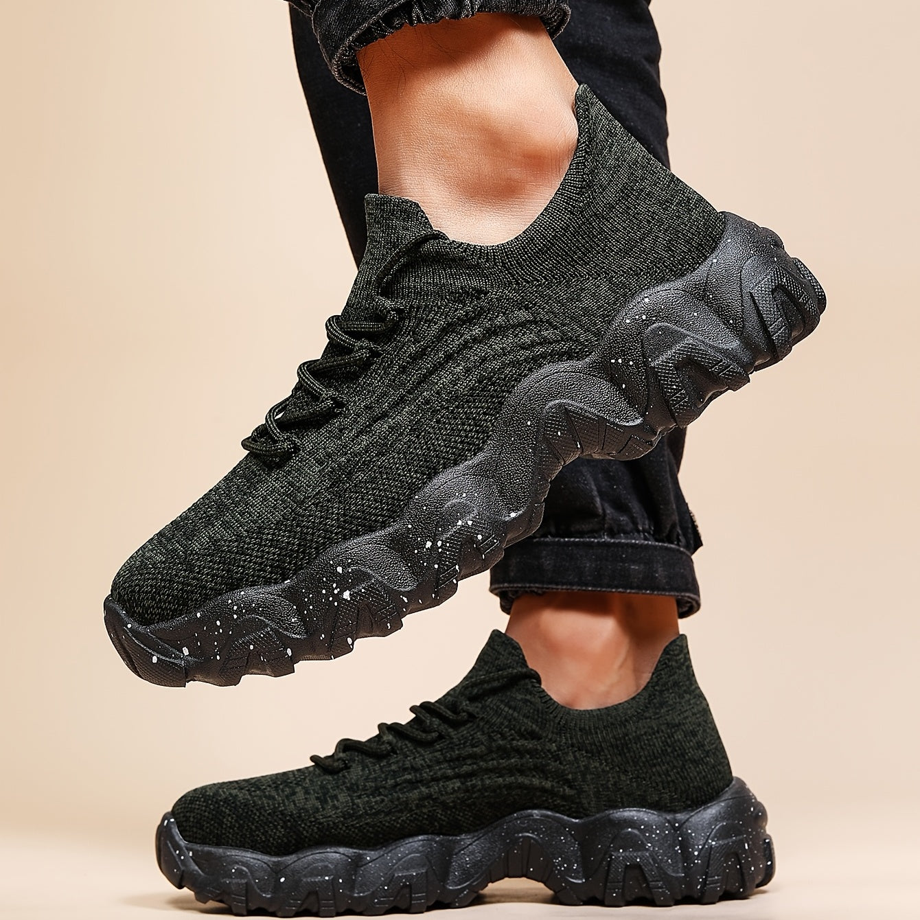 Men Breathable Mesh Lightweight Casual Shoes Non slip Sneakers