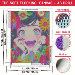 5D Flocked Canvas AB Round & Square Core 12 16in Tools Canvas