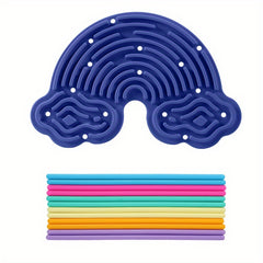 Silicone Space Sensory Board Toy with Astronaut & Planets