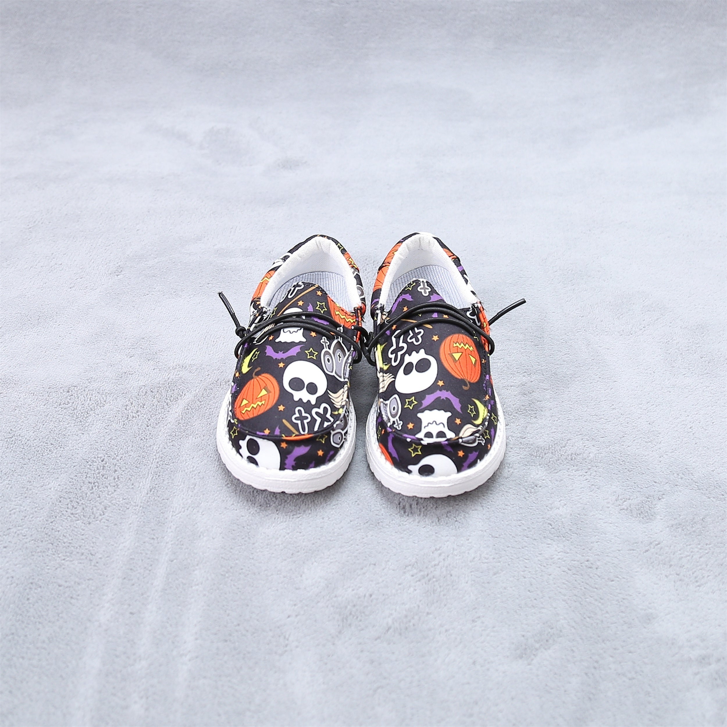 Kids Halloween Cartoon Loafer Shoes Lightweight Comfortable Slip-On