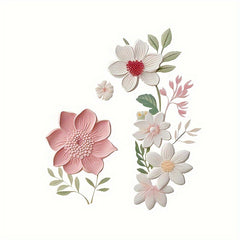 Floral Wall Stickers for Switch & Outlet Covers Vinyl Decal Home Decor