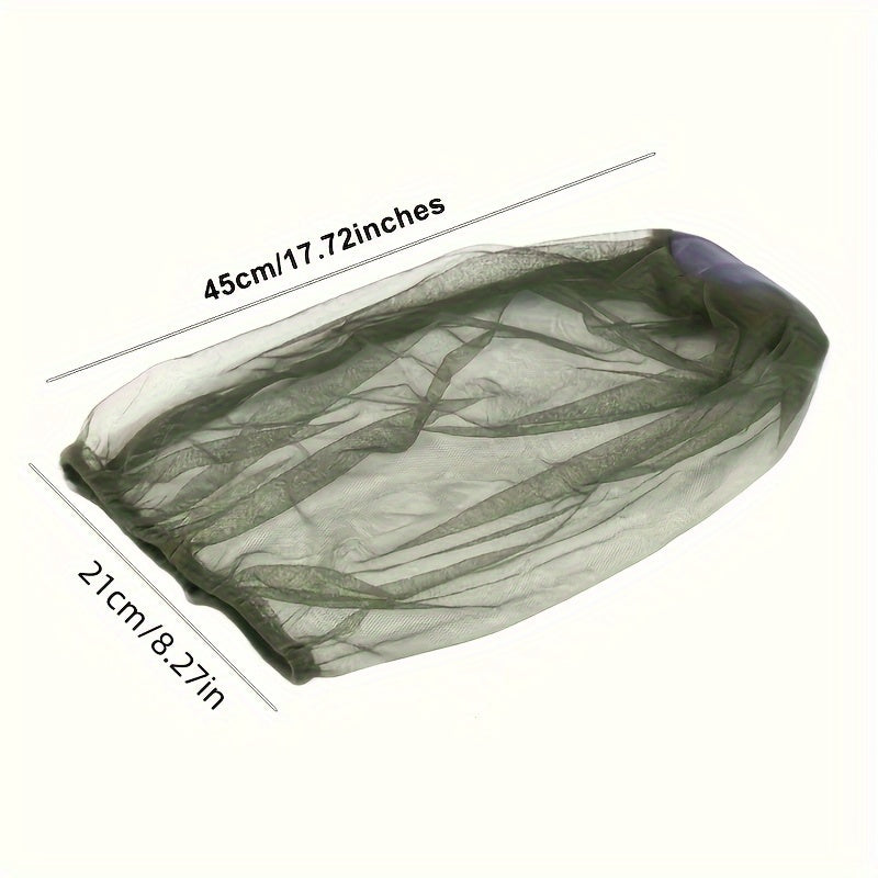 Outdoor Sunscreen Bucket Hat with Face Net Cover for Fishing Camping
