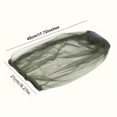 Outdoor Sunscreen Bucket Hat with Face Net Cover for Fishing Camping