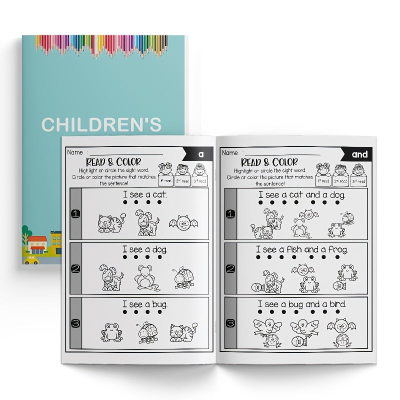 Interactive English Alphabet & Vocabulary Workbook for Kids