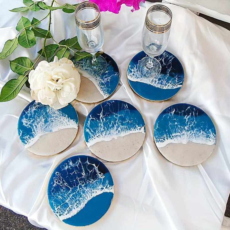 Round Coaster Silicone Molds for Resin Casting