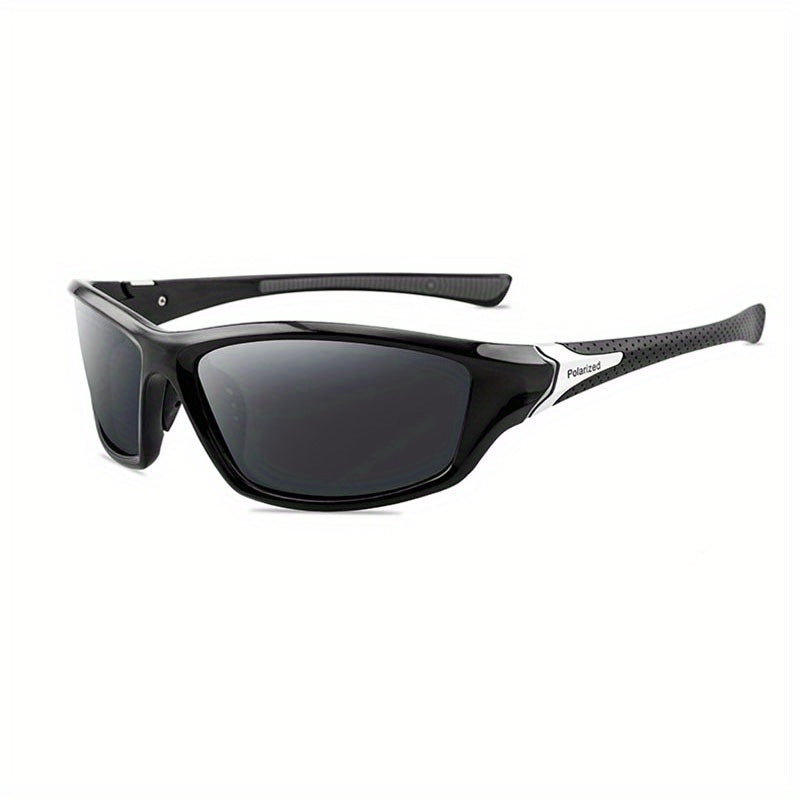 Men's Square Frame Polarized Sunglasses UV 400 Protection