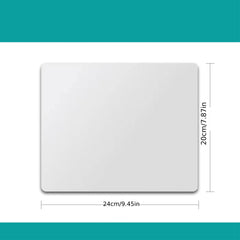Pure Aluminum Metal Mouse Pad Waterproof Non-slip Office Pad