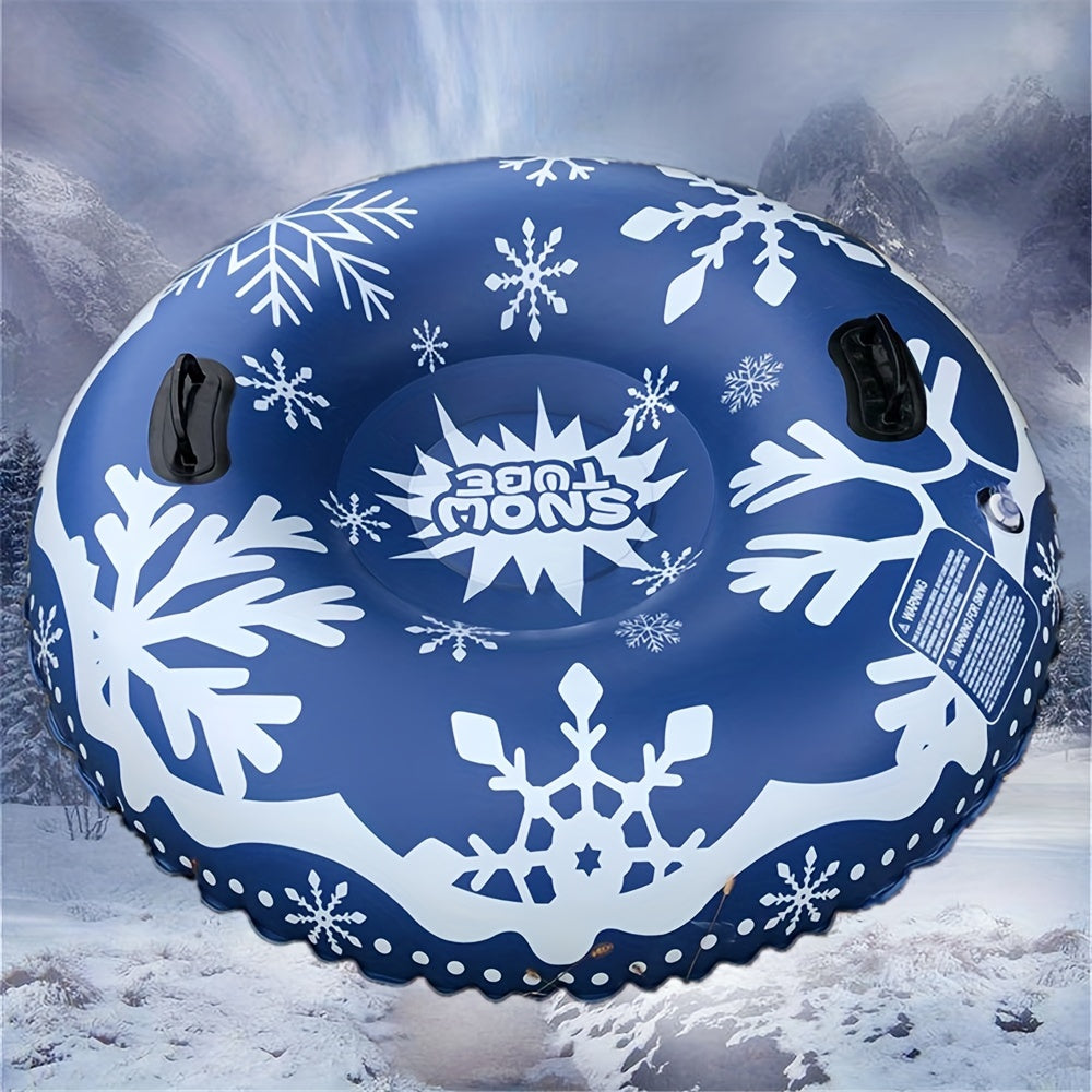Inflatable Skiing Ring Thickened Coldproof PVC Sled