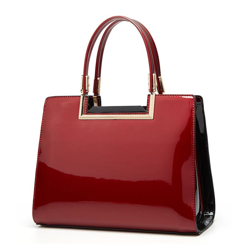Large Zipper Tote Bag Women's Handbag with Pocket
