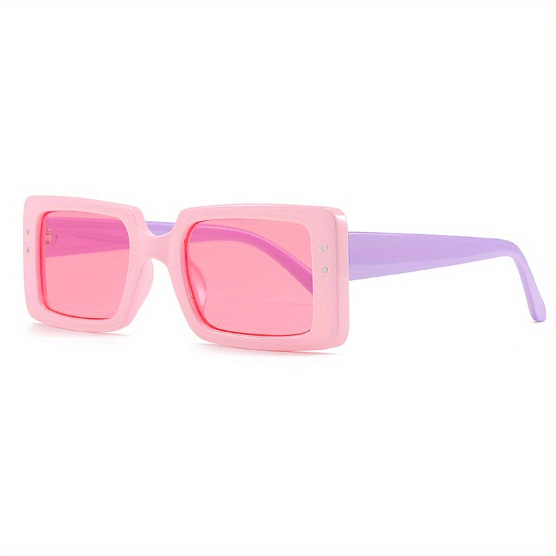 Polarized Classic Women Sunglasses Rectangular Candy Party Eyeglasses