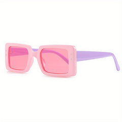 Polarized Classic Women Sunglasses Rectangular Candy Party Eyeglasses