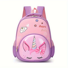 1pc Cartoon Student Backpack Eggshell Bag Ladybug Unicorn Dinosaur School Bag