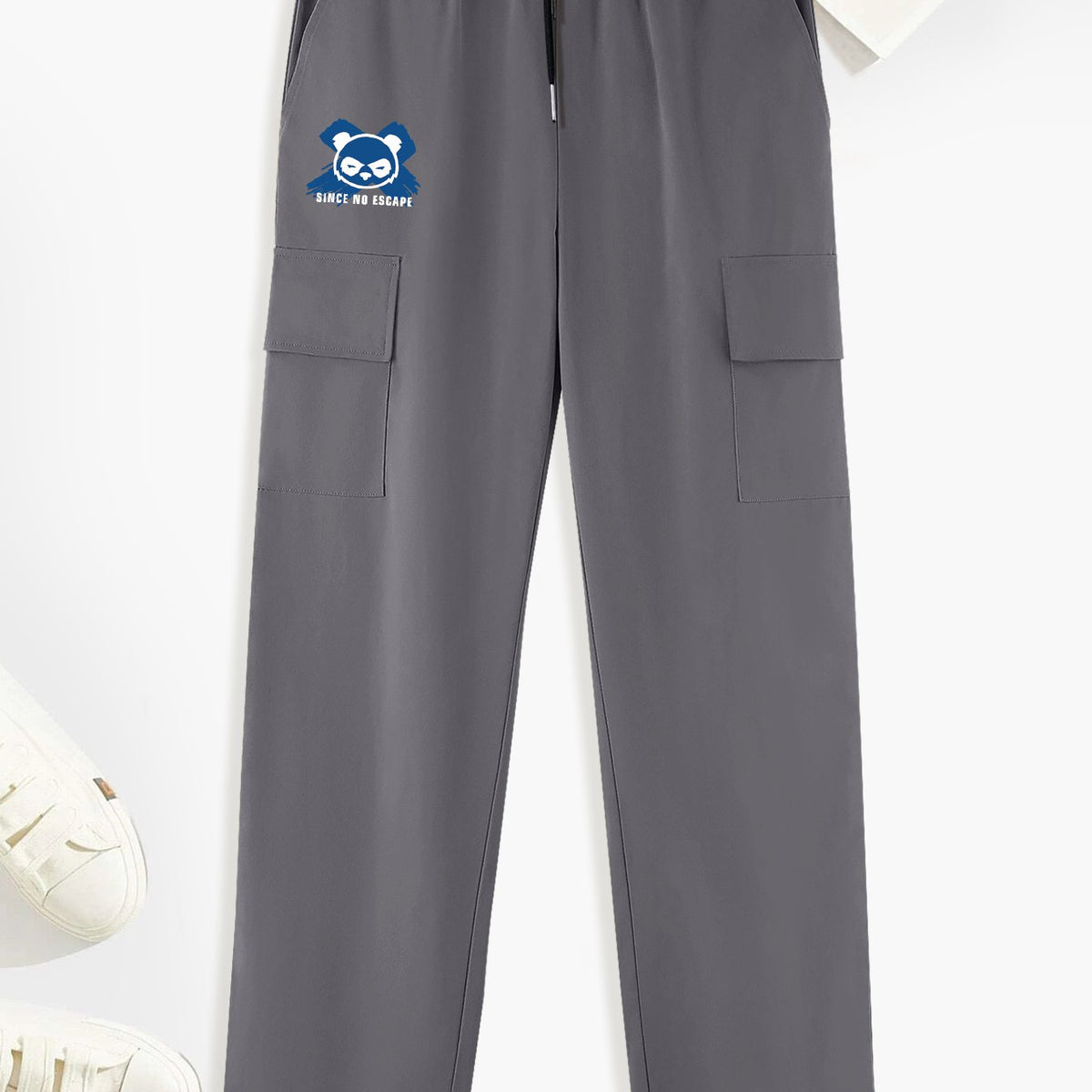 Men's Stretch Cargo Pants with Pockets for Summer/Fall
