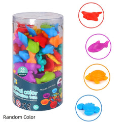 Ocean Animals Counting Matching Game Sorting Toy with Bowl