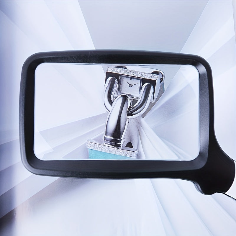 Handheld Square Foldable 5 LED Lights Optical Magnifying Glass