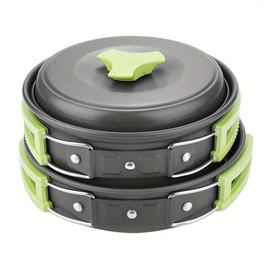 Portable Camping Cooking Cutlery Set - Outdoor Cookware for Hiking and Picnic