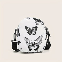 Casual Butterfly Small Crossbody Bag for Girls