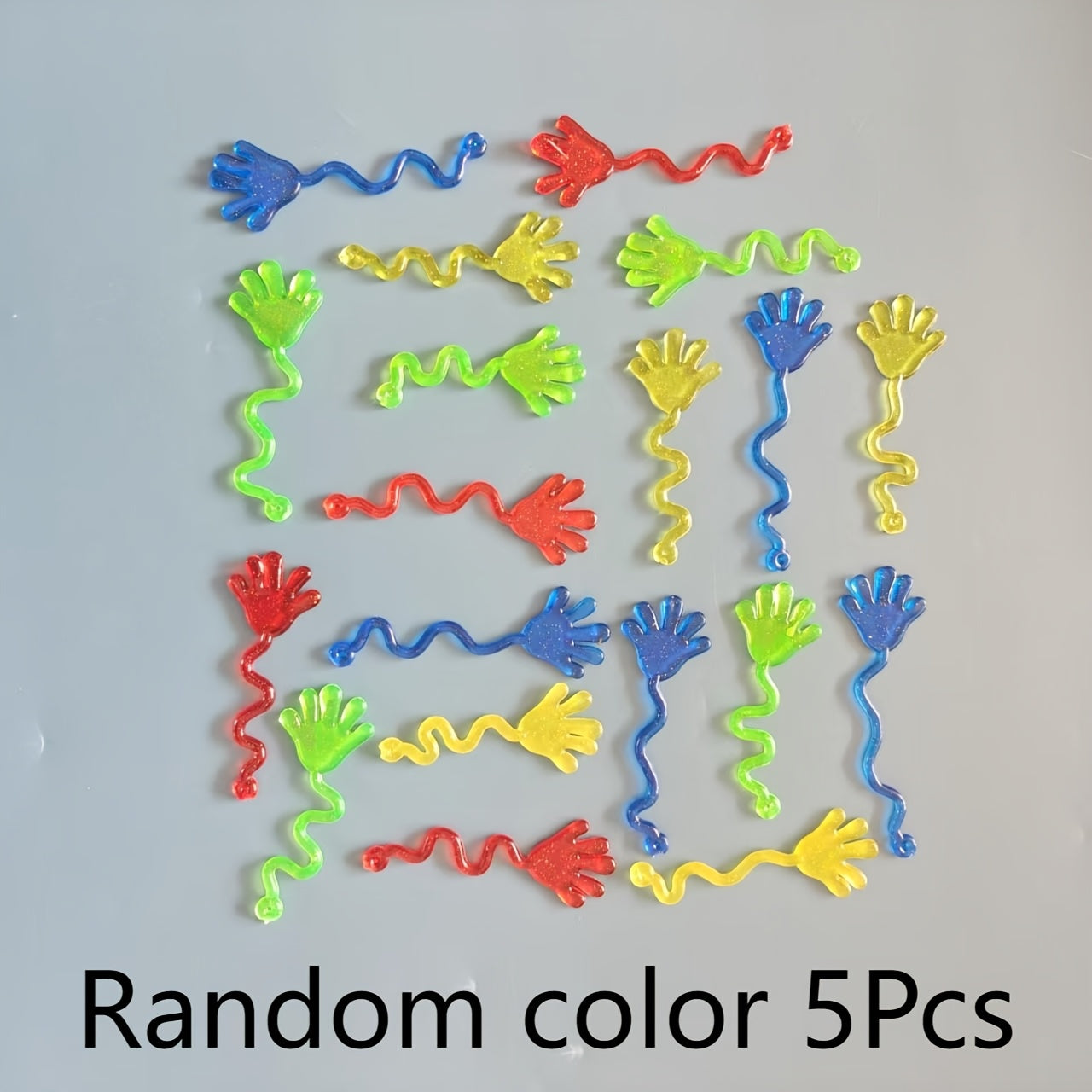52pcs Colorful Wall Stick Palm Toys Flexible Rubber Climbing Hands