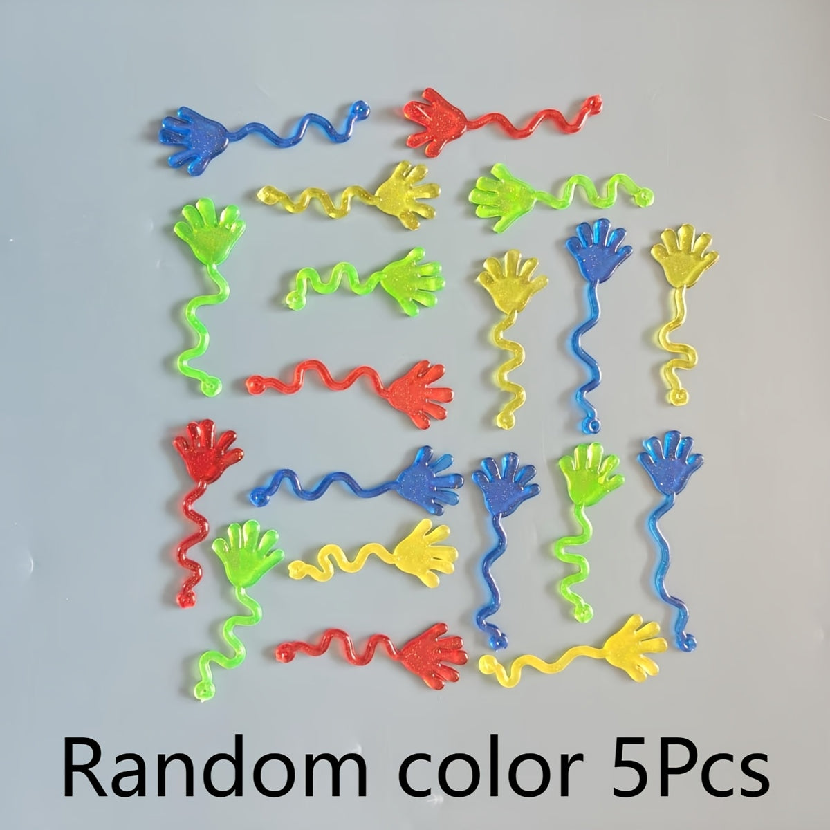 52pcs Colorful Wall Stick Palm Toys Flexible Rubber Climbing Hands